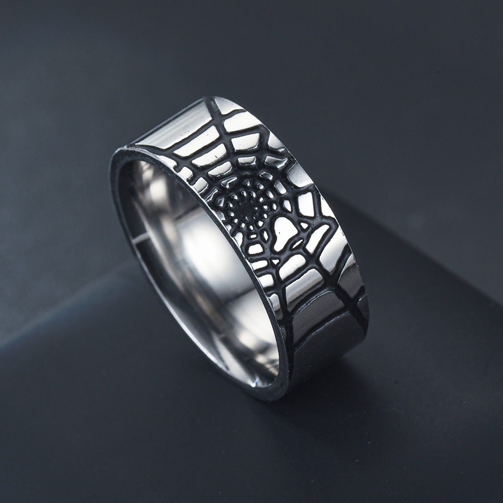 สแตนเลสสตีล Spider Web แหวนแฟช - Men Accessories Name บทวิจารณ์และราคา