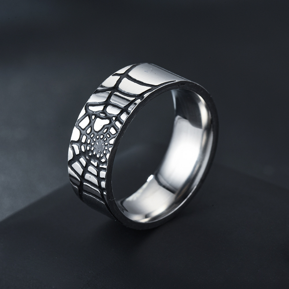 สแตนเลสสตีล Spider Web แหวนแฟช - Men Accessories Name บทวิจารณ์และราคา