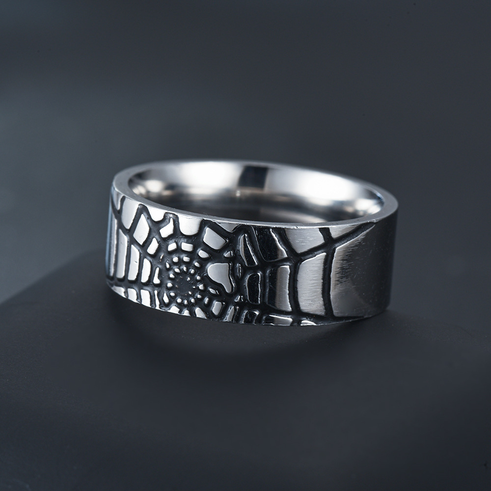 สแตนเลสสตีล Spider Web แหวนแฟช - Men Accessories Name บทวิจารณ์และราคา
