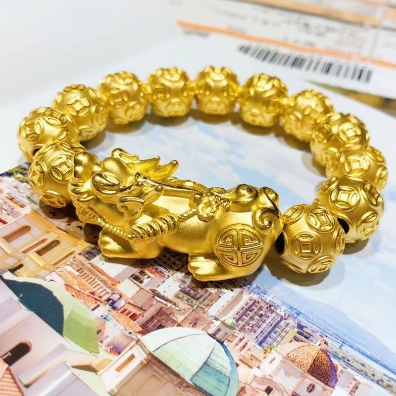 ขอแนะนำให้100% สร้อยข้อมือทองค - Bead Bracelet Men บทวิจารณ์และราคา