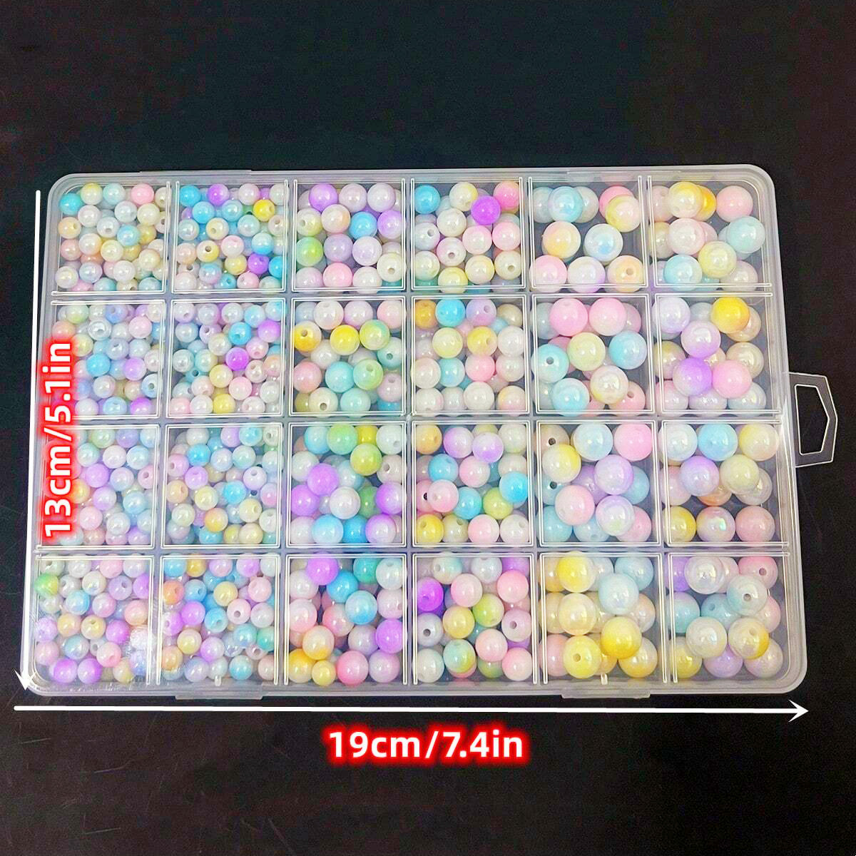ลูกปัดอะคริลิคสี AB น่ารัก ขนา - Bead Bracelet Men บทวิจารณ์และราคา