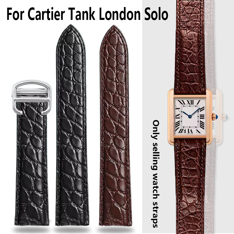 สายนาฬิกาหนังจระเข้ 16 18 20 2 - Men'S Accessories Cartier บทวิจารณ์และราคา