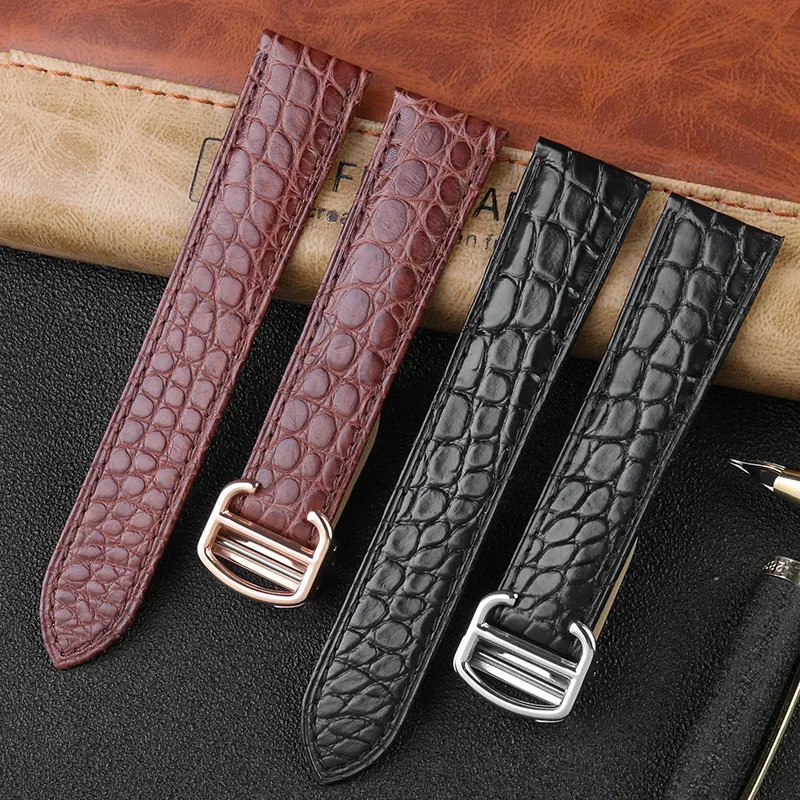 สายนาฬิกาหนังจระเข้ 16 18 20 2 - Men'S Accessories Cartier บทวิจารณ์และราคา