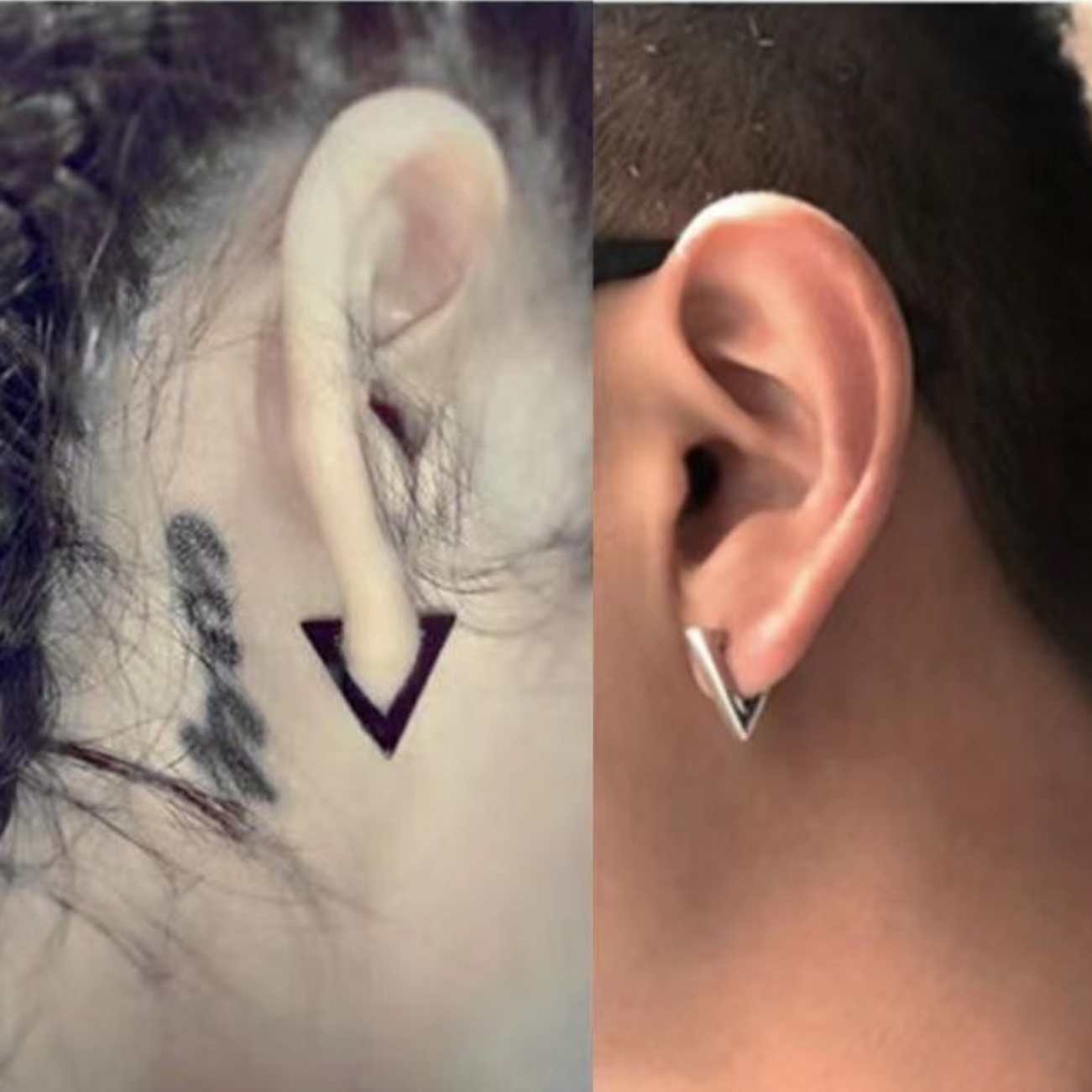 ต่างหูสแตนเลสทรงสามเหลี่ยมขัดเ - Men'S Accessories Trends 2025 บทวิจารณ์และราคา
