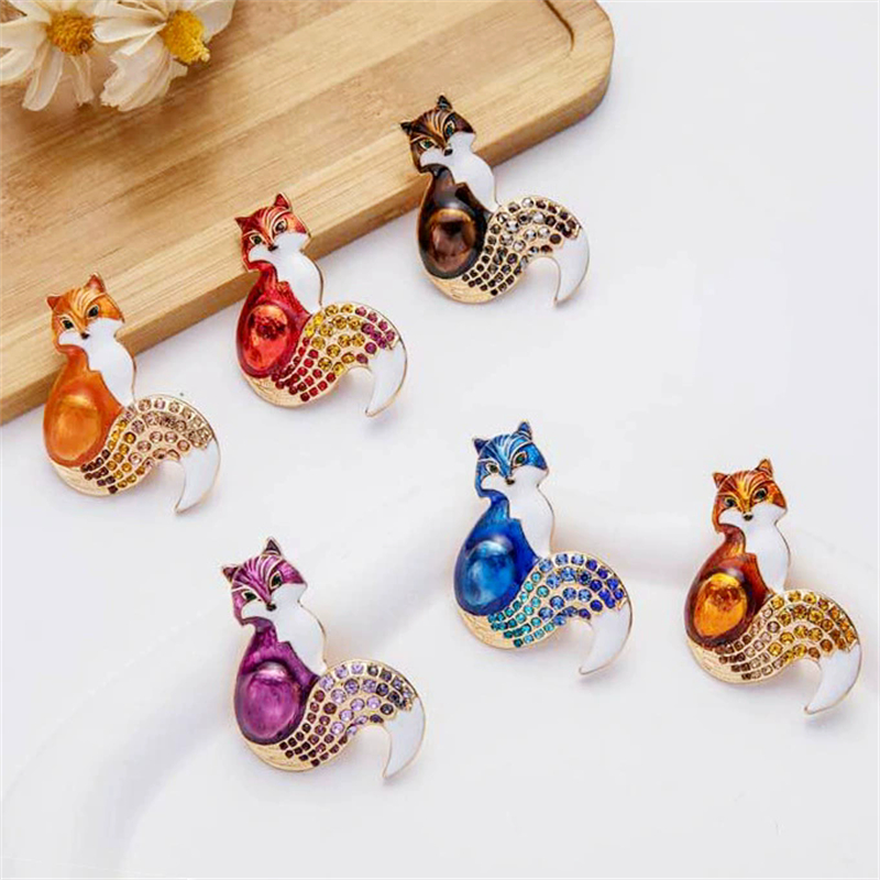 1Pc Retro Foxเข็มกลัดสําหรับผู - Men'S Accessories Trends 2025 บทวิจารณ์และราคา