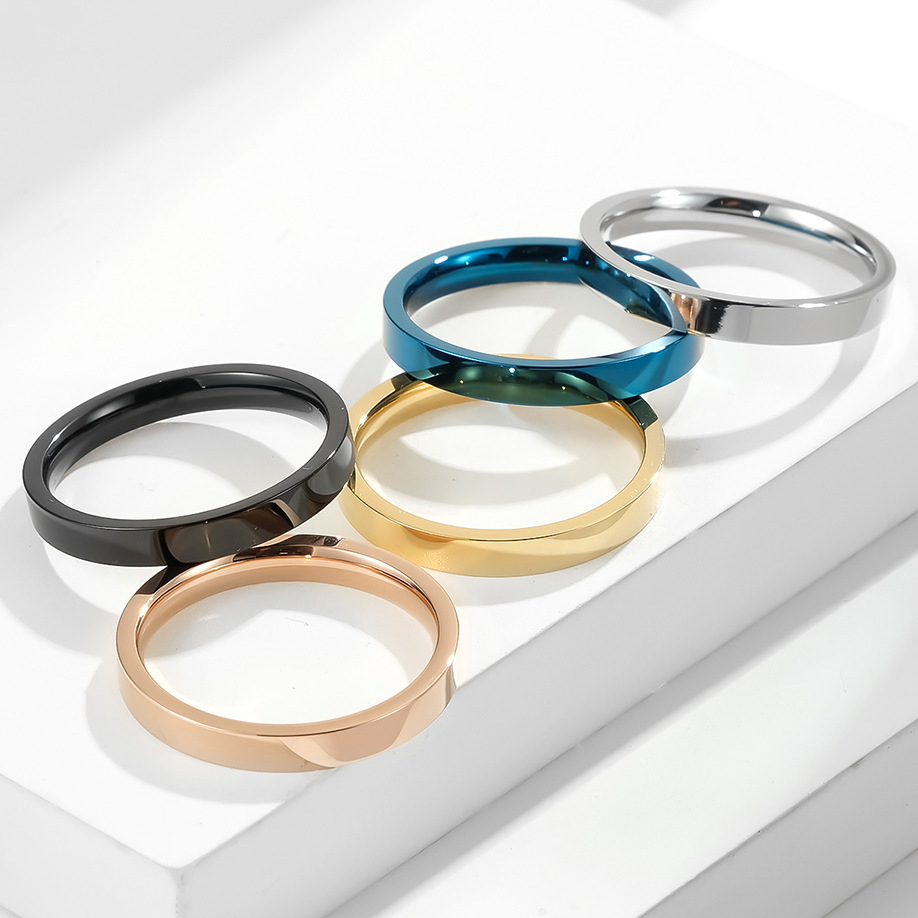 3 มม.คลาสสิก 316L สแตนเลสประณี - Men Accessories Name บทวิจารณ์และราคา