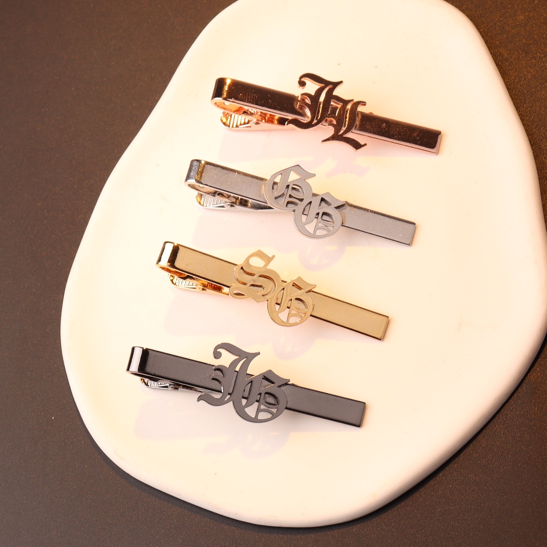 Custom ชื่อเริ่มต้น Tie คลิปสํ - Men Accessories Name บทวิจารณ์และราคา