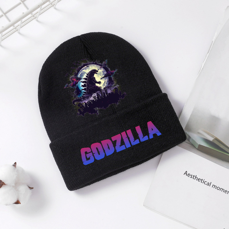 Godzilla ถักหมวกฤดูหนาวฤดูใบไม - Men Accessories Unique บทวิจารณ์และราคา